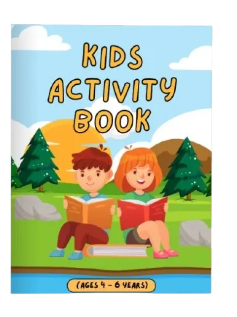 Kids Activity Book for Ages 4-6