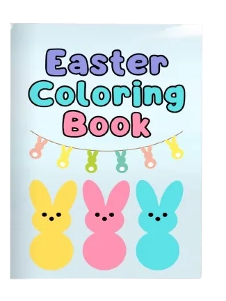 Easter Fun: My 2-In-1 Coloring and Drawing Book