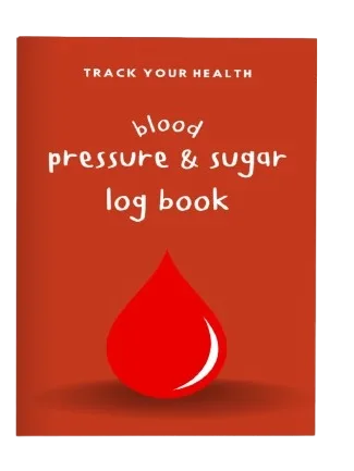 Track Your Health: Blood Pressure & Blood Sugar Monitor Logbook